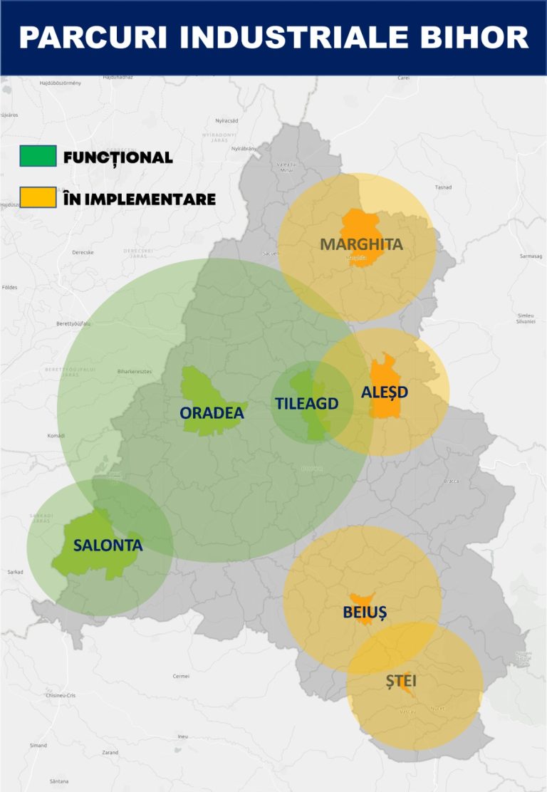 CJ Bihor vrea patru Parcuri de Specializare Inteligentă