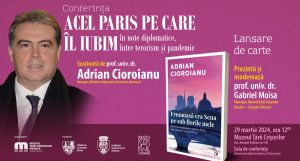 Adrian Cioroianu își lansează la Oradea o carte dedicată perioadei sale ca ambasador al României pe lângă UNESCO