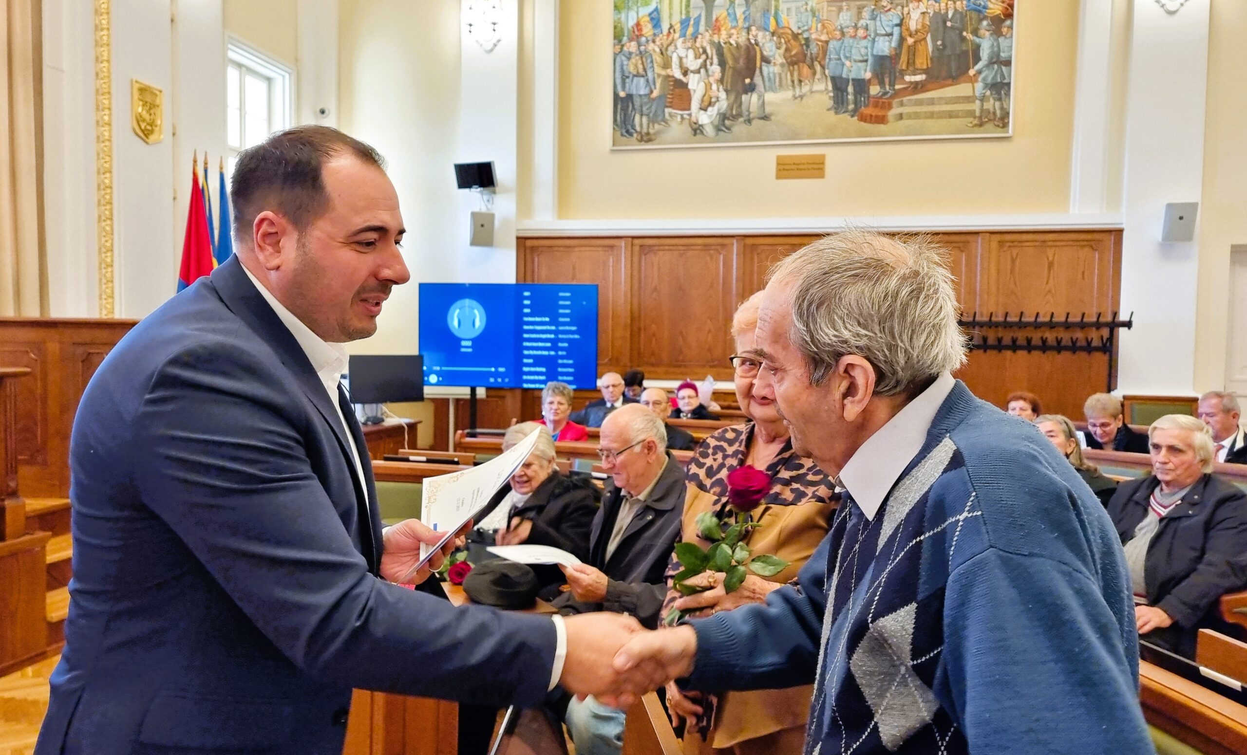 23 de cupluri orădene sărbătorite pentru longevitate