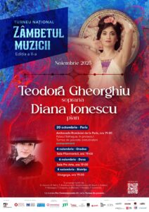 Soprana Teodora Gheorghiu și pianista Diana Ionescu aduc Zâmbetul Muzicii la Oradea