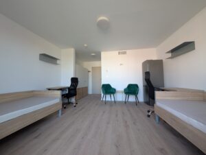 cum arată camera în noul cămin studențesc din campusul UO